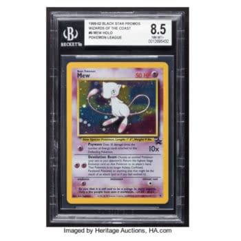 Catch the Mythical Pokémon Mew By Bidding For This Vintage Card