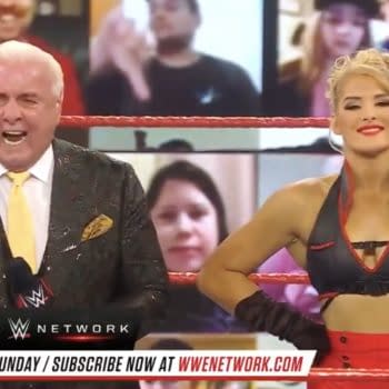 Ric Flair revealed on WWE Raw tonight that his relationship with Lacey Evans is just casual.