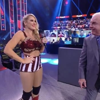 Lacey Evans says she is pregnant with Ric Flair's baby on WWE Monday Night Raw