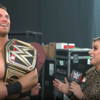 The Miz basks in the glory of his WWE Championship win after Elimination Chamber with Sarah Schreiber.