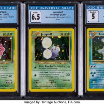 Swirling Holos! Neo Genesis Pokémon Cards Hit Auction At Heritage