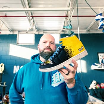 Dan Gamache Makes Custom Sneakers For Briskk's New Flavor