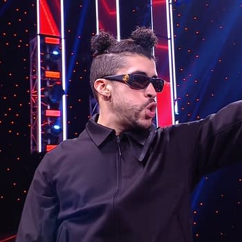 Bad Bunny accepts a challenge from The Miz for a match at WrestleMania