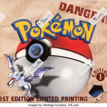 Pokémon TCG 1st Edition Fossil Booster Box Auctioning At Heritage