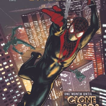 The Taurin Clarke main cover to Miles Morales: Spider-Man #24 by Saladin Ahmed and Carmen Nunez Carnero, in stores from Marvel Comics on Wednesday, March 24th, 2021