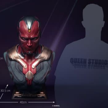Vision Goes Life-Size With New Infinity War Bust From Queen Studios