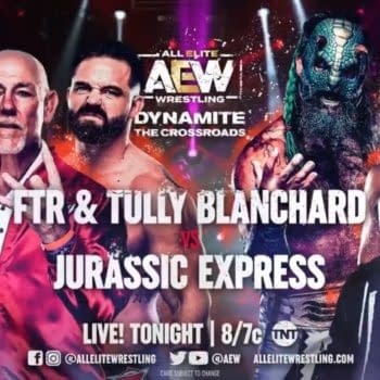 Tully Blanchard will return to the ring to team with FTR against Jurassic Express on AEW Dynamite: The Crossroads tonight.