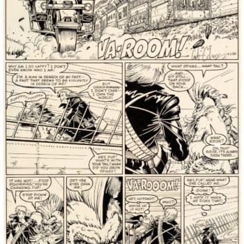 Two Pages Of Arthur Adams, Whilce Portacio's Longshot Up For Auction