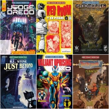 More FCBD Details For Valiant, 2000AD, Red Room, Dungeon & RL Stine