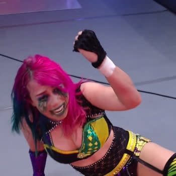 Asuka after three hours of WWE Raw