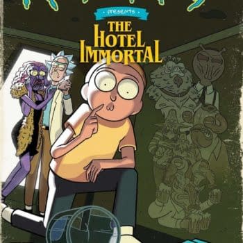The cover to Rick and Morty Presents: The Hotel Immortal