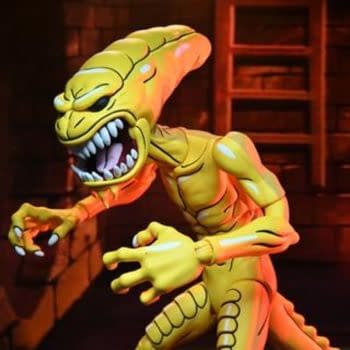 NECA Reveals TMNT Pizza Monster Xenomorph Tribute Figure