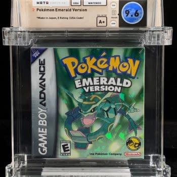 Pokémon Emerald, Graded 9.6 WATA A+, Auctioning At Comics Connect