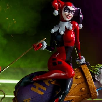 Harley Quinn and Joker Take To The Stage With New Sideshow Diorama