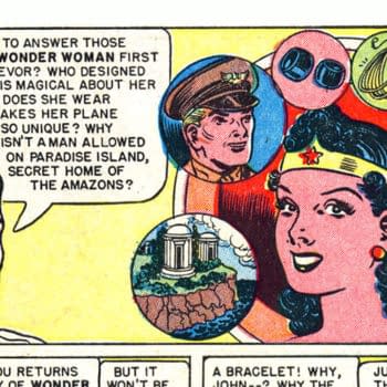 Wonder Woman #45 panel detail drawn by H.G. Peter, DC Comics 1951.