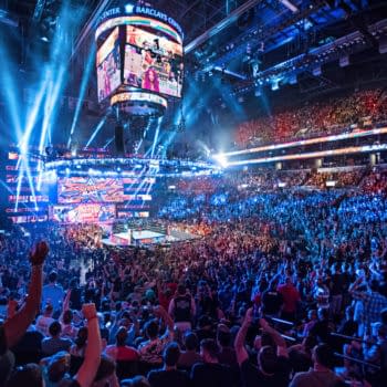 Fans gather to watch WWE SummerSlam in the pre-COVID era, when the only thing you needed to worry about was the really bad BO