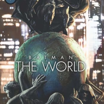 Cover, BATMAN: THE WORLD (US). Art by Lee Bermejo.