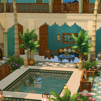 The Sims 4 Will Release The Courtyard Oasis Kit Next Week