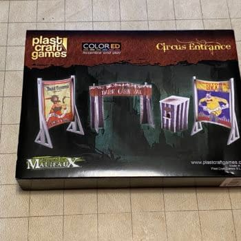 Review: Wyrd Miniatures' Circus Entrance Terrain by Plastcraft