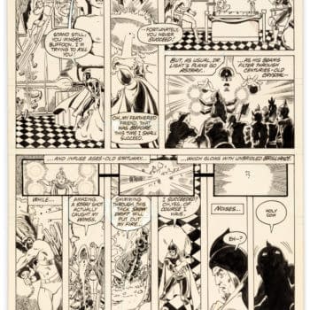 Grab a Page Of George Perez Teen Titans Original Artwork From 1982