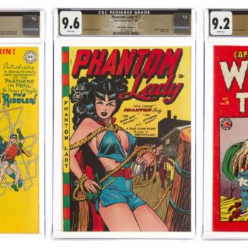 Detective Comics #140, Phantom Lady #17, Captain America Comics #74 from the Promise Collection
