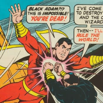 Shazam! #28 featuring Black Adam, art by Kurt Schaffenberger, DC Comics 1977.