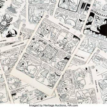 All 28 Original Sheldon Mayer Sugar & Spike #23 Art Pages At Auction