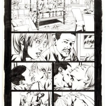 Tony Stark & Black Widow Ultimates Sex Scene By Bryan Hitch Auctioned