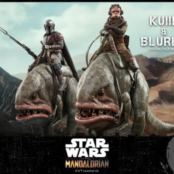 The Mandalorian Kuili Rides The Blurg Once Again With Hot Toys