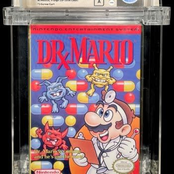 Dr. Mario Graded NES Game Up For Auction At Comic Connect