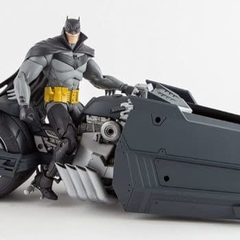 Batman Takes To The Streets With A New McFarlane Toys Batcycle