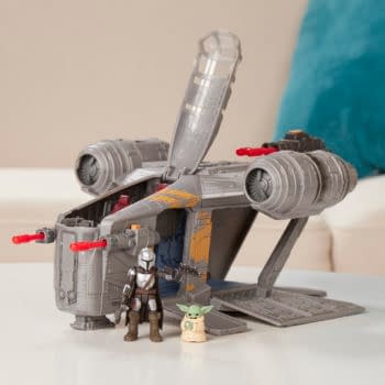 The Mandalorian Mission Fleet Razor Crest Takes Off With Hasbro