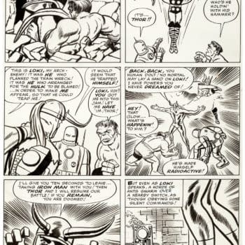 Jack Kirby Original Artwork From Avengers #1, With Loki, At Auction