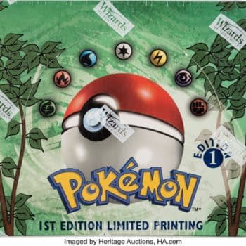 Pokémon TCG 1st Ed. Jungle Booster Box On Auction At Heritage