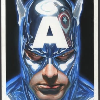 Two Alex Ross Captain America Painted Covers At Auction