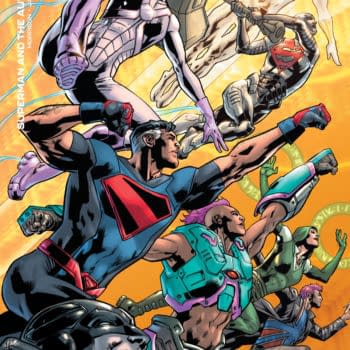Cover image for SUPERMAN AND THE AUTHORITY #1 (OF 4) CVR B BRYAN HITCH CARD STOCK VAR