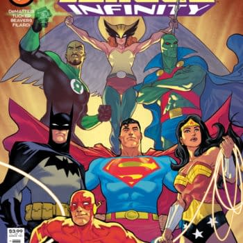 Cover image for JUSTICE LEAGUE INFINITY #1 (OF 7) CVR A FRANCIS MANAPUL