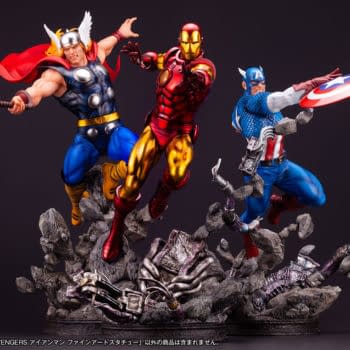 Iron Man Blasts His Way Into Kotobukiya With New Marvel Fine Art Statue
