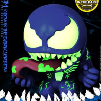 Venom Lights Up the Night With New Hot Toys GITD Cosbaby