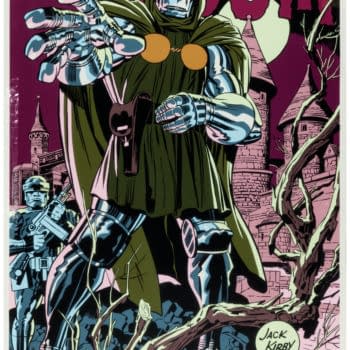 Jack Kirby Doctor Doom Print On Auction Right Now At Heritage Auctions