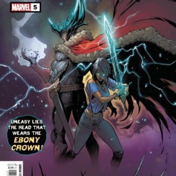 Cover image for MAY210642 BLACK KNIGHT CURSE OF THE EBONY BLADE #5 (OF 5), by (W) Simon Spurrier (A) Sergio Davila (CA) Iban Coello, in stores Wednesday, July 28, 2021 from MARVEL COMICS