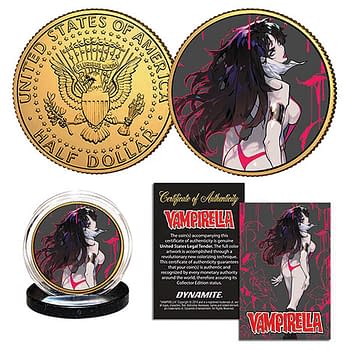 Cover image for VAMPIRELLA BESCH GOLD JFK HALF DOLLAR