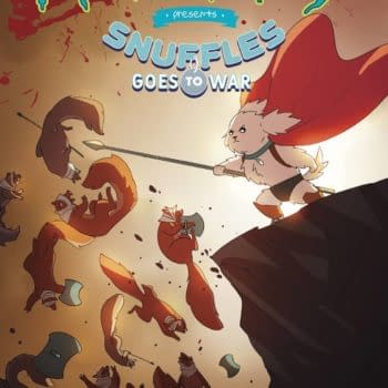 Cover image for RICK & MORTY PRESENTS SNUFFLES GOES TO WAR #1 CVR B HUANG
