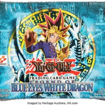 Yu-Gi-Oh! 1st Ed Legend Of Blue Eyes Box Auctioning At Heritage