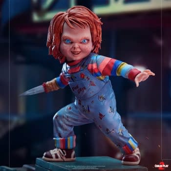 Child’s Play II Chucky Slays the Day With Iron Studios Statue