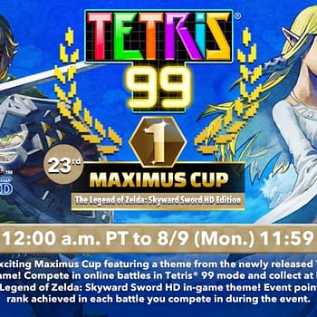 Legend Of Zelda: Skyward Sword HD Headlines Tetris 99 Maximus Cup