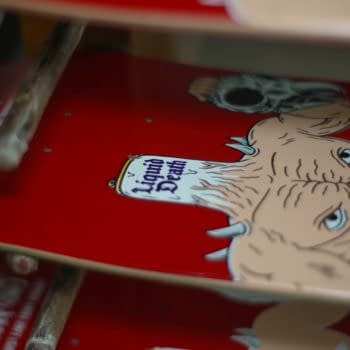 Tony Hawk & Liquid Death Come Together For Blood-Infused Skateboards