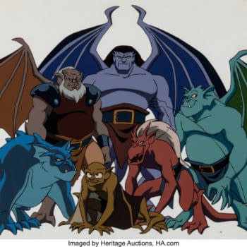 Disney's Gargoyles Original Production Cel On Auction Today