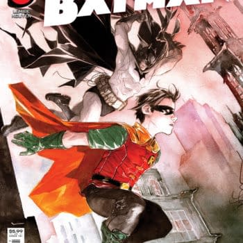 The cover to Robin & Batman #1, by Jeff Lemire and Dustin Nguyen, hitting stores from DC Comics in November
