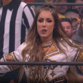 Britt Baker soaks in the adoration of the Pittsburgh crowd on AEW Rampage